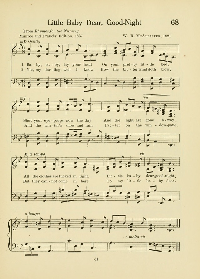 A First Book in Hymns and Worship page 51