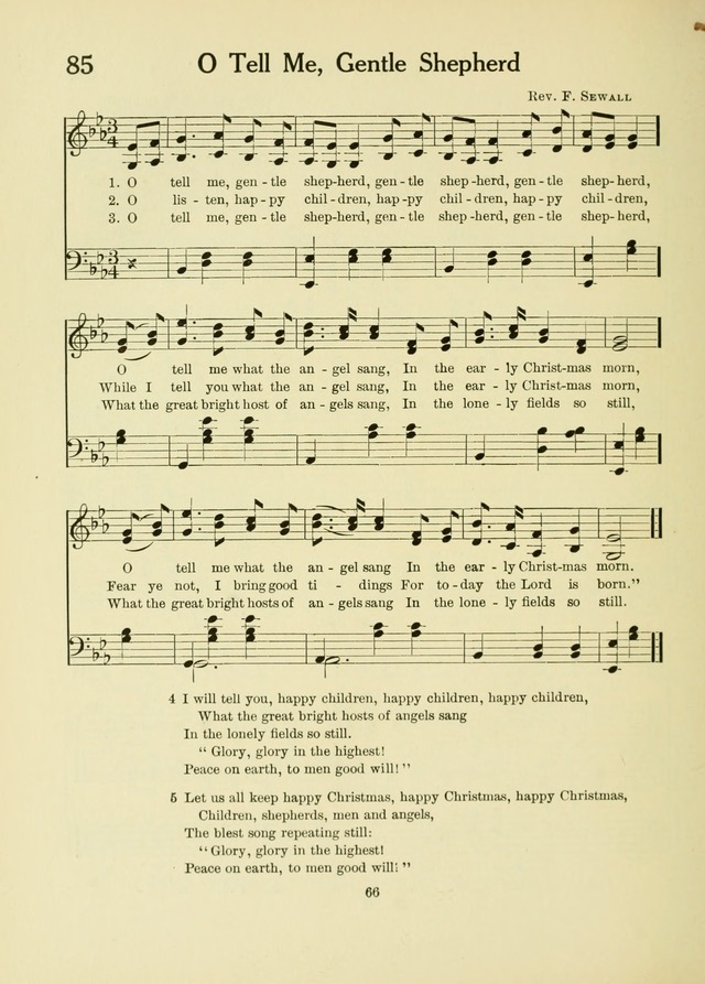 A First Book in Hymns and Worship page 66