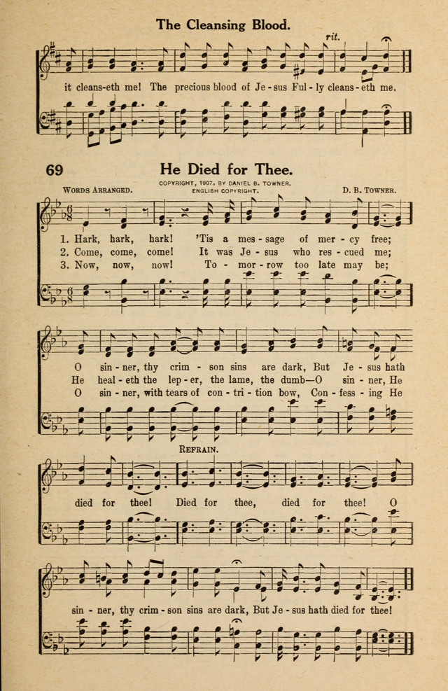 Famous Gospel Hymns page 69