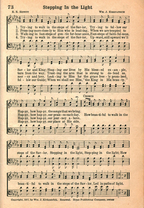 Favorite Hymns page 73
