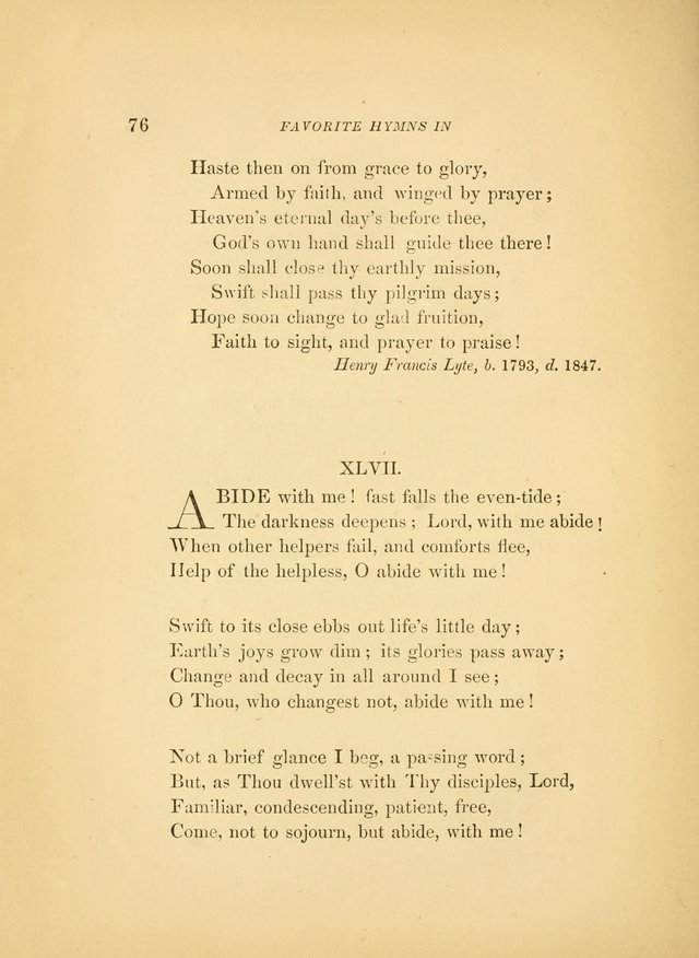 Favorite Hymns: in their original form page 76