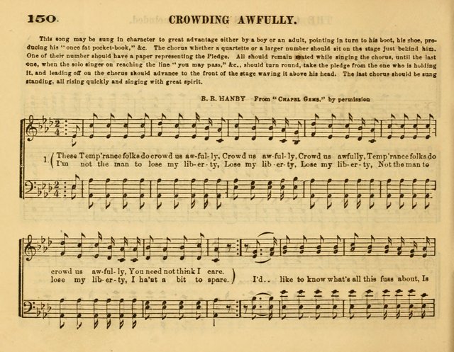 Fresh Laurels for the Sabbath School, A new and extensive collection of music and hymns. Prepared expressly for the Sabbath Schools, Etc. page 155