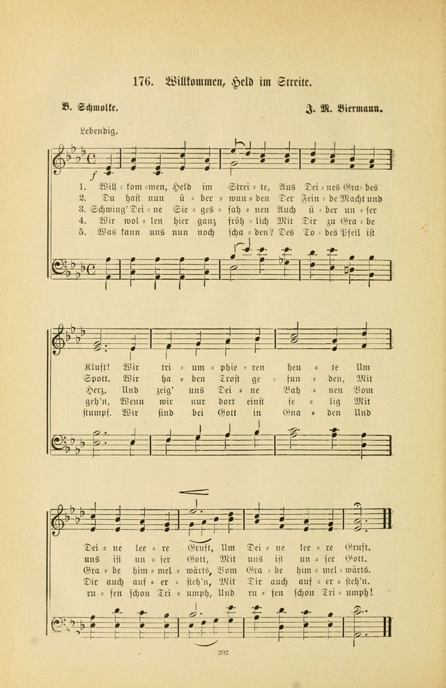 Frohe Lieder und Brüder-Harfe: eine Sammlung von Liedern für Sonntagschulen und Jugendvereine (Spezialle Aufl.) page 202
