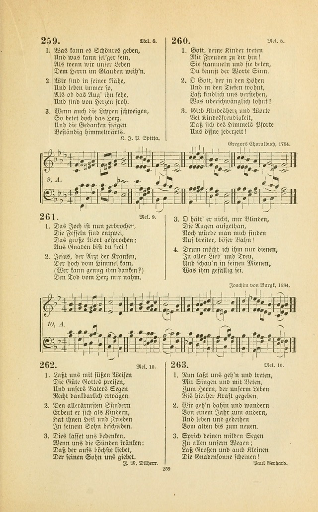 Frohe Lieder und Brüder-Harfe: eine Sammlung von Liedern für Sonntagschulen und Jugendvereine (Spezialle Aufl.) page 259