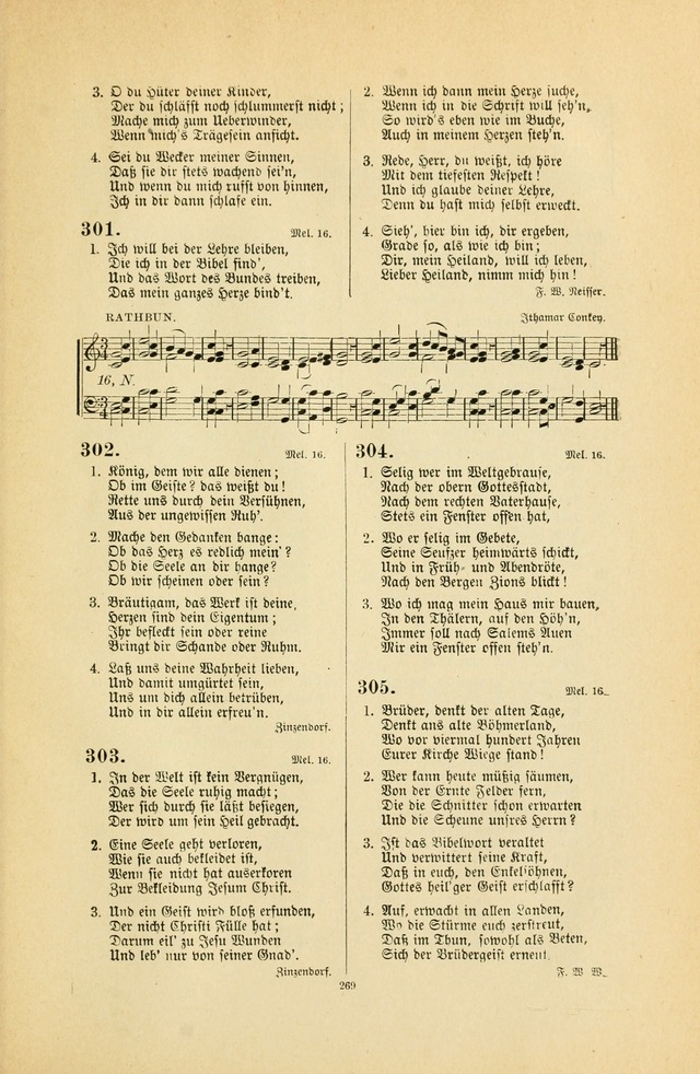 Frohe Lieder und Brüder-Harfe: eine Sammlung von Liedern für Sonntagschulen und Jugendvereine (Spezialle Aufl.) page 269