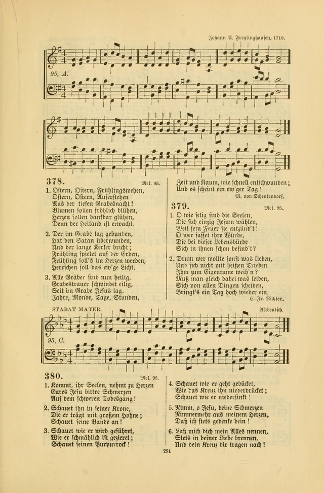 Frohe Lieder und Brüder-Harfe: eine Sammlung von Liedern für Sonntagschulen und Jugendvereine (Spezialle Aufl.) page 291