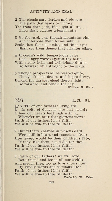 Free Methodist Hymnal page 251