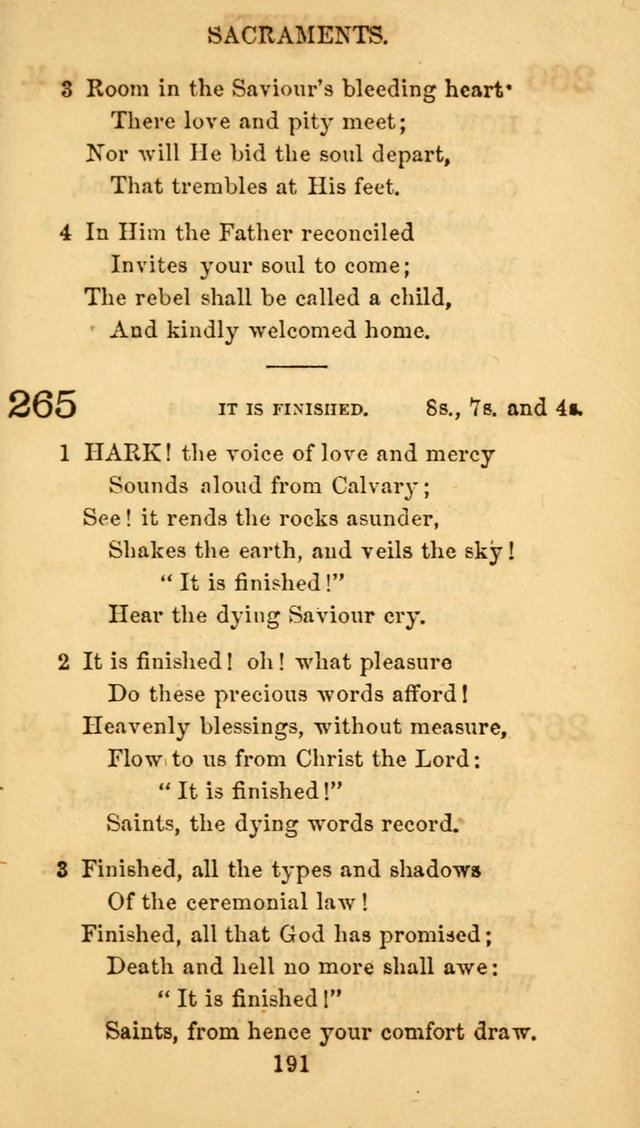 Fulton Street Hymn Book, for the use of union prayer meetings, Sabbath schools and families page 200
