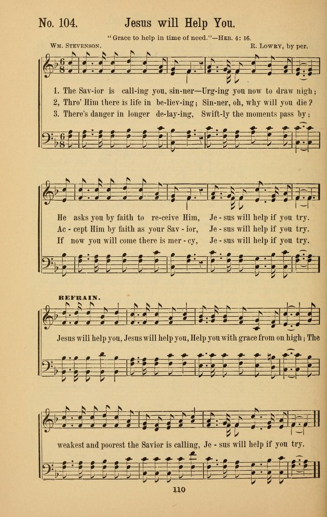 The Great Awakening: a choice collection of new and standard gospel songs page 112