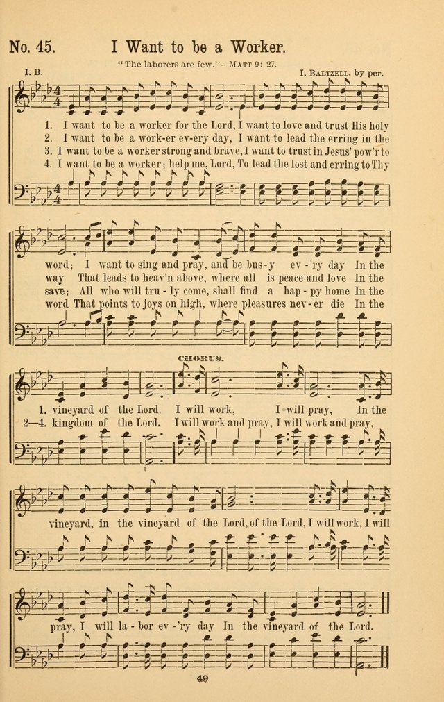 The Great Awakening: a choice collection of new and standard gospel songs page 51