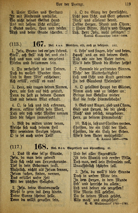 Gesangbuch der Bischöflichen Methodisten-Kirche: in Deutschalnd und der Schweiz page 117