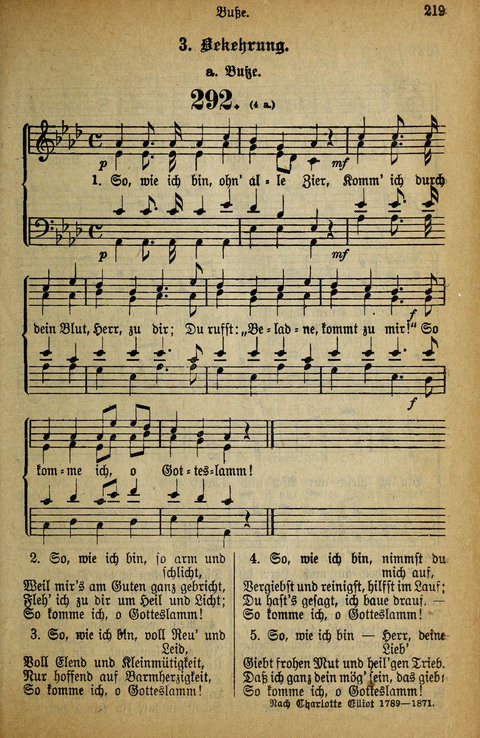 Gesangbuch der Bischöflichen Methodisten-Kirche: in Deutschalnd und der Schweiz page 217