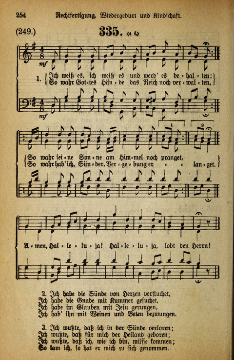 Gesangbuch der Bischöflichen Methodisten-Kirche: in Deutschalnd und der Schweiz page 254