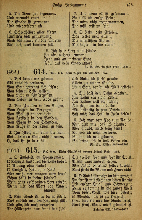 Gesangbuch der Bischöflichen Methodisten-Kirche: in Deutschalnd und der Schweiz page 475