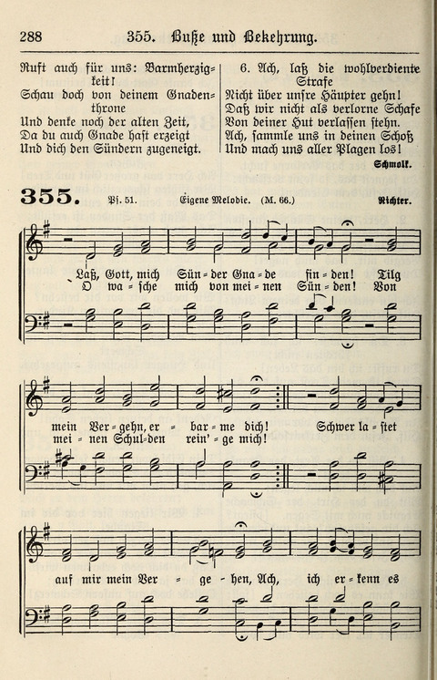 Gesangbuch für deutsche Gemeinden: enthaltend Psalmen und geistliche Lieder für öffentlichen und häuslichen Gottesdienst page 288