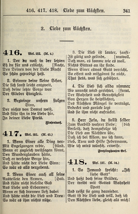 Gesangbuch für deutsche Gemeinden: enthaltend Psalmen und geistliche Lieder für öffentlichen und häuslichen Gottesdienst page 341