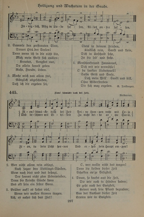 Gesangbuch der Evangelischen Gemeinschaft: für öffentlichen und häuslichen Gottesdient page 297