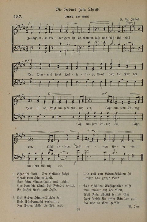 Gesangbuch der Evangelischen Gemeinschaft: für öffentlichen und häuslichen Gottesdient page 98
