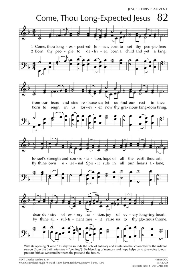 Glory to God: the Presbyterian Hymnal page 147