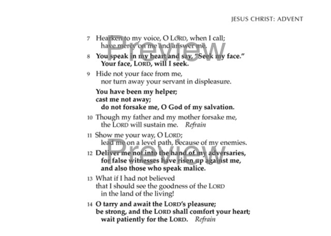 Glory to God: the Presbyterian Hymnal page 157
