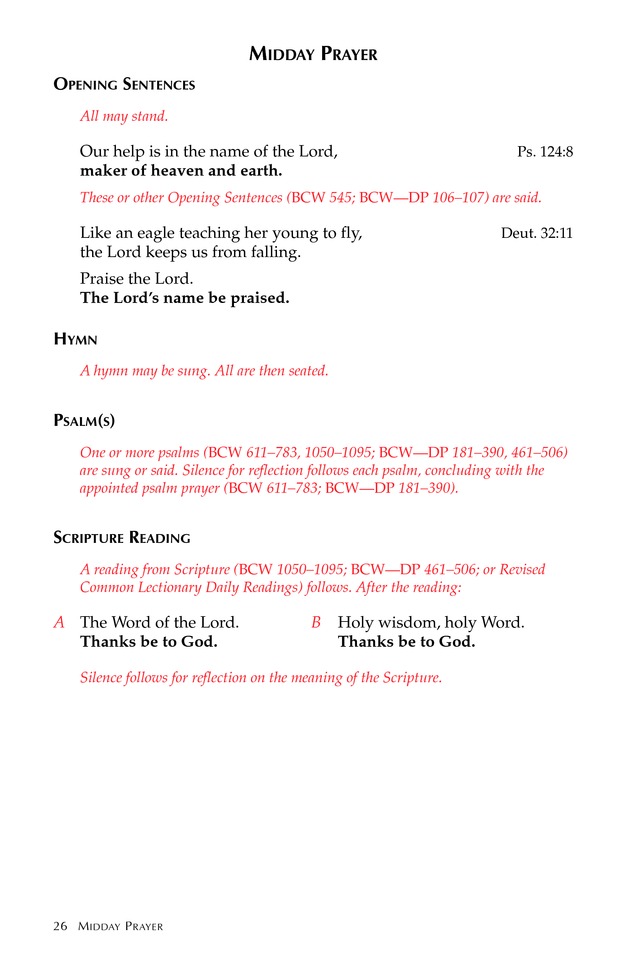 Glory to God: the Presbyterian Hymnal page 26