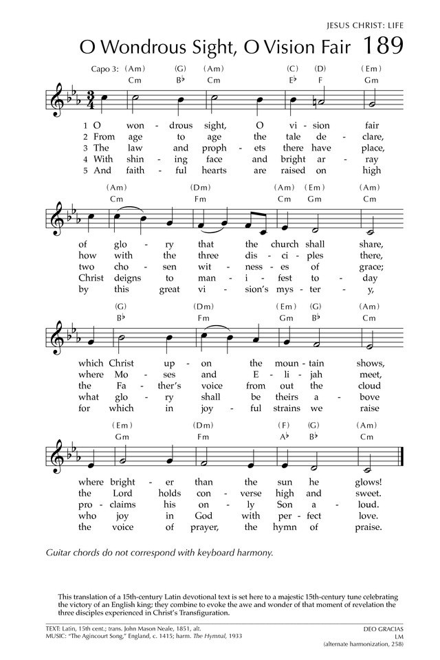 Glory to God: the Presbyterian Hymnal page 270