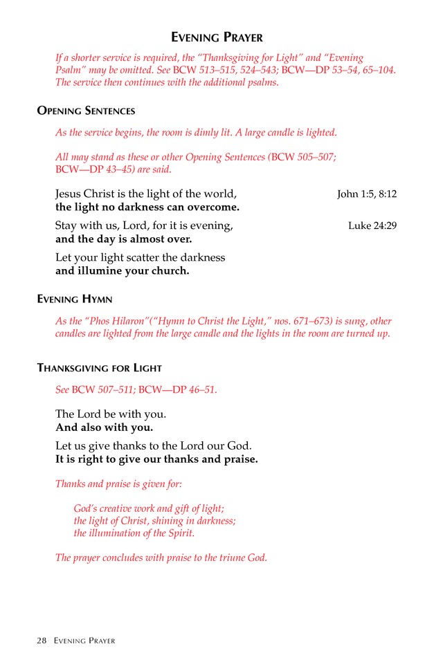 Glory to God: the Presbyterian Hymnal page 28