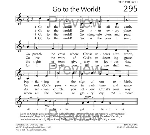 Glory to God: the Presbyterian Hymnal page 399