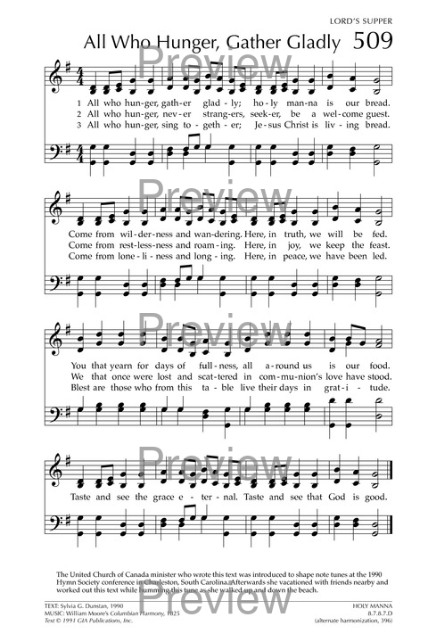 Glory to God: the Presbyterian Hymnal page 652
