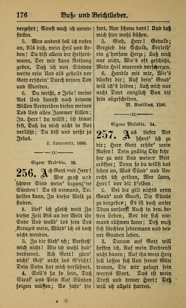 Gesangbuch für Gemeinden des Evangelisch-Lutherischen Bekenntnisses (14th ed.) page 176
