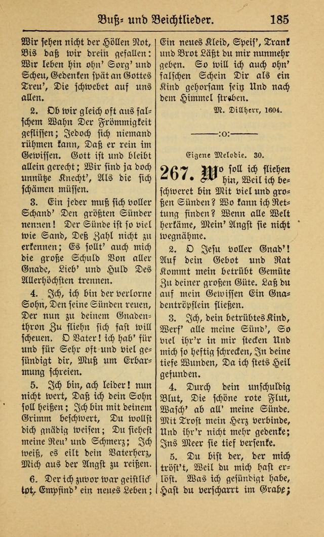 Gesangbuch für Gemeinden des Evangelisch-Lutherischen Bekenntnisses (14th ed.) page 185