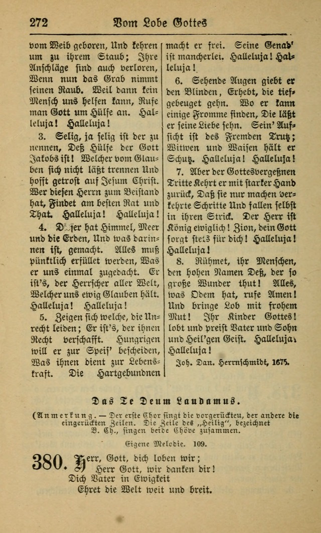 Gesangbuch für Gemeinden des Evangelisch-Lutherischen Bekenntnisses (14th ed.) page 272