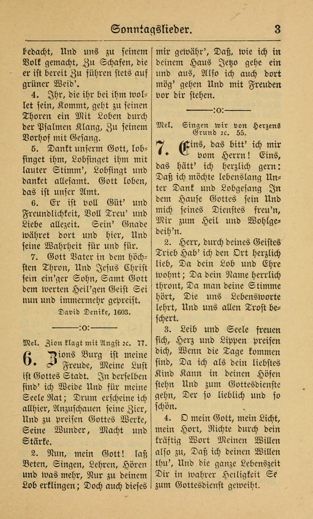 Gesangbuch für Gemeinden des Evangelisch-Lutherischen Bekenntnisses (14th ed.) page 3