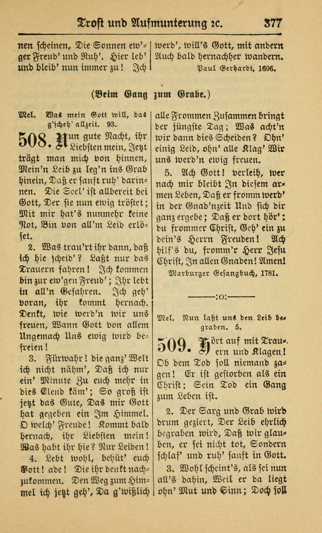 Gesangbuch für Gemeinden des Evangelisch-Lutherischen Bekenntnisses (14th ed.) page 379
