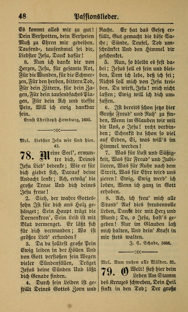 Gesangbuch für Gemeinden des Evangelisch-Lutherischen Bekenntnisses (14th ed.) page 48