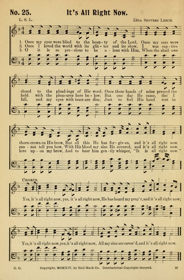 Gospel Gems Number 1 : One Hundred Eighty Sacred Selections for Religious Meetings page 24