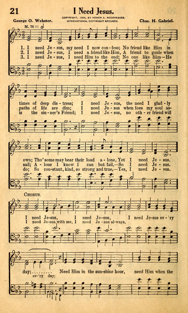 Great Gospel Songs page 22
