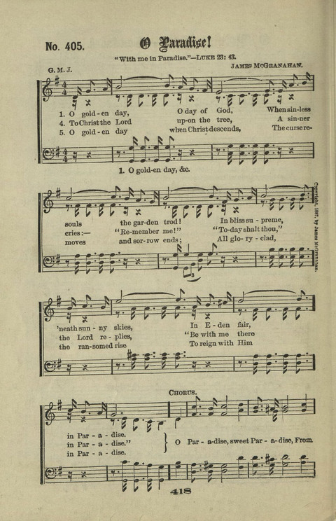 Gospel Hymns Nos. 1 to 6 page 418