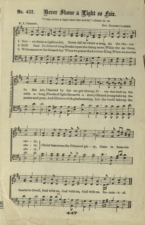 Gospel Hymns Nos. 1 to 6 page 447