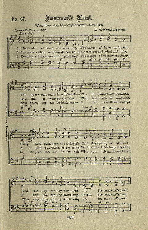 Gospel Hymns Nos. 1 to 6 page 67