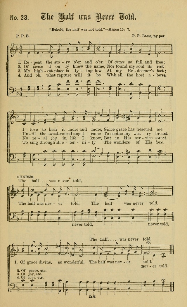 Gospel Hymns No. 2: as used by them in gospel meetings page 25