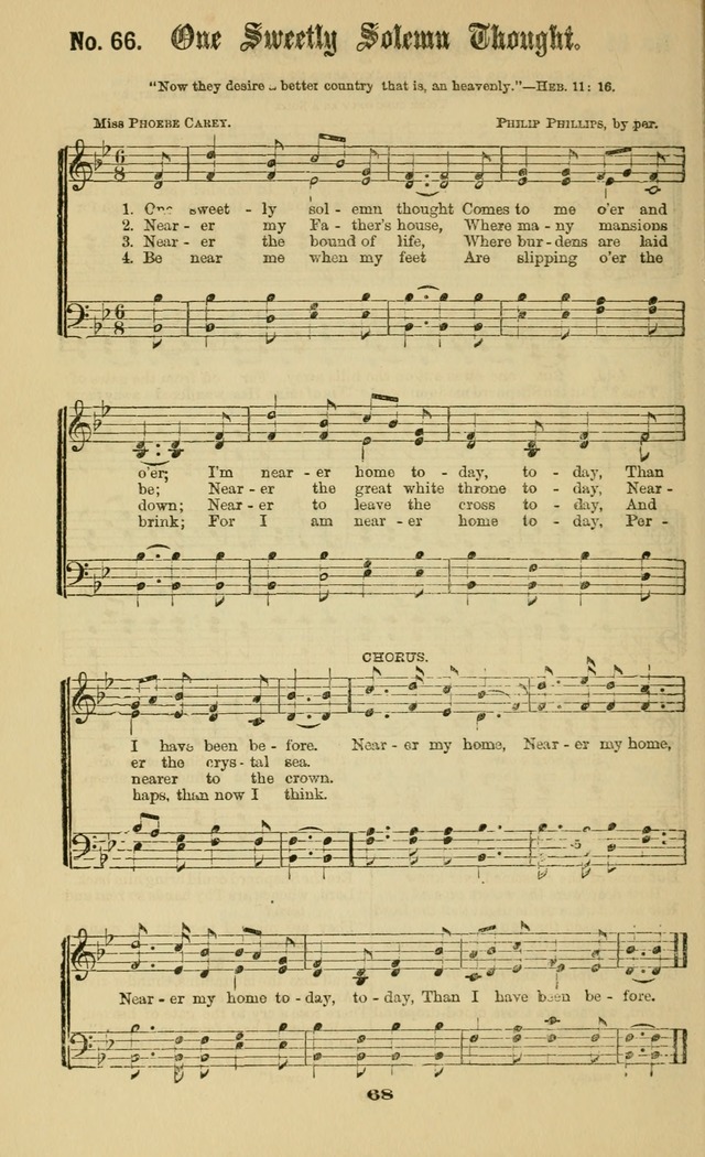Gospel Hymns No. 2: as used by them in gospel meetings page 68