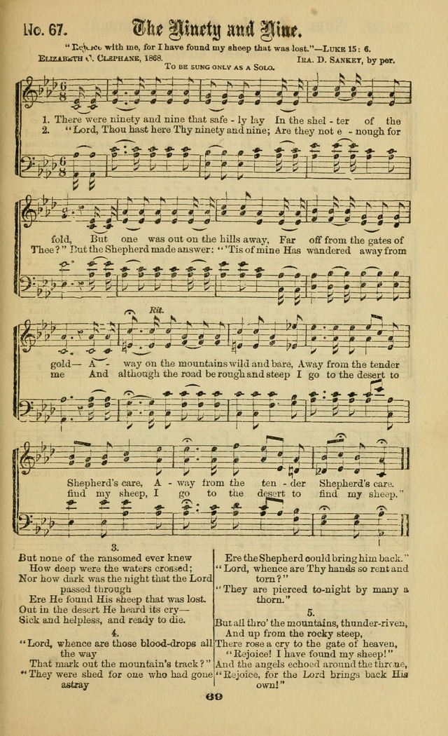 Gospel Hymns No. 2: as used by them in gospel meetings page 69