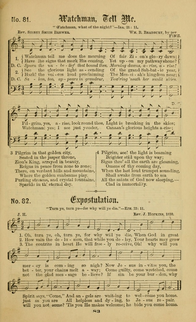 Gospel Hymns No. 2: as used by them in gospel meetings page 83