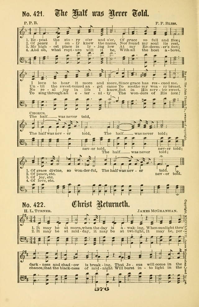 Gospel Hymns Nos. 5 and 6 Combined: for use in gospel meetings and other religious services page 383
