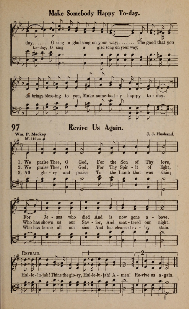 Gospel Hymns and Songs: for the Church, Sunday School and Evangelistic Services page 97