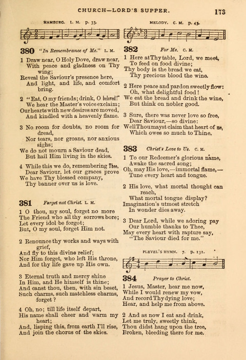 Gospel Hymn and Tune Book: a choice collection of Hymns and Music, old and new, for use in Prayer Meetings, Family Circles, and Church Service page 171