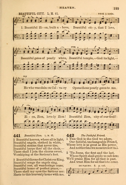 Gospel Hymn and Tune Book: a choice collection of Hymns and Music, old and new, for use in Prayer Meetings, Family Circles, and Church Service page 197