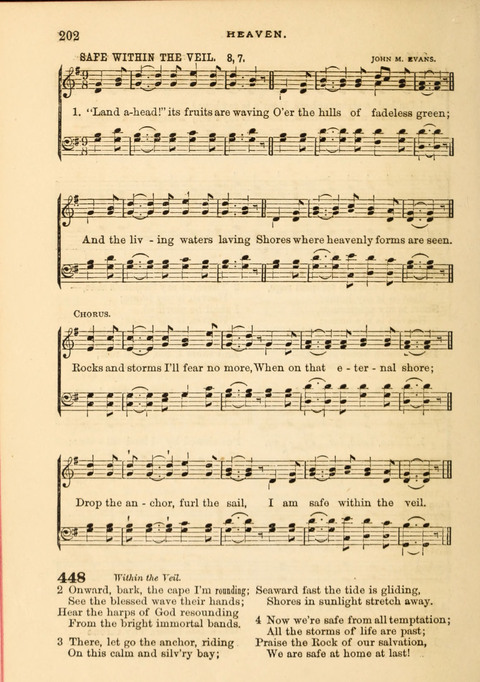 Gospel Hymn and Tune Book: a choice collection of Hymns and Music, old and new, for use in Prayer Meetings, Family Circles, and Church Service page 200