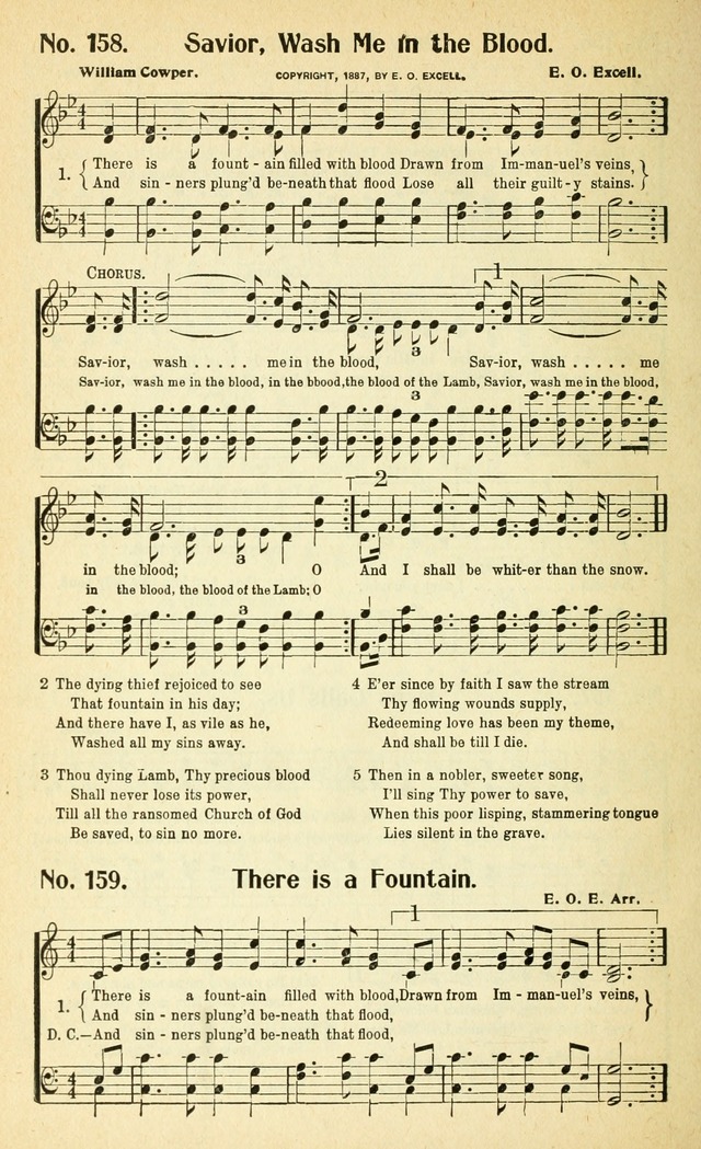 Glorious Hymns: with supplement page 165